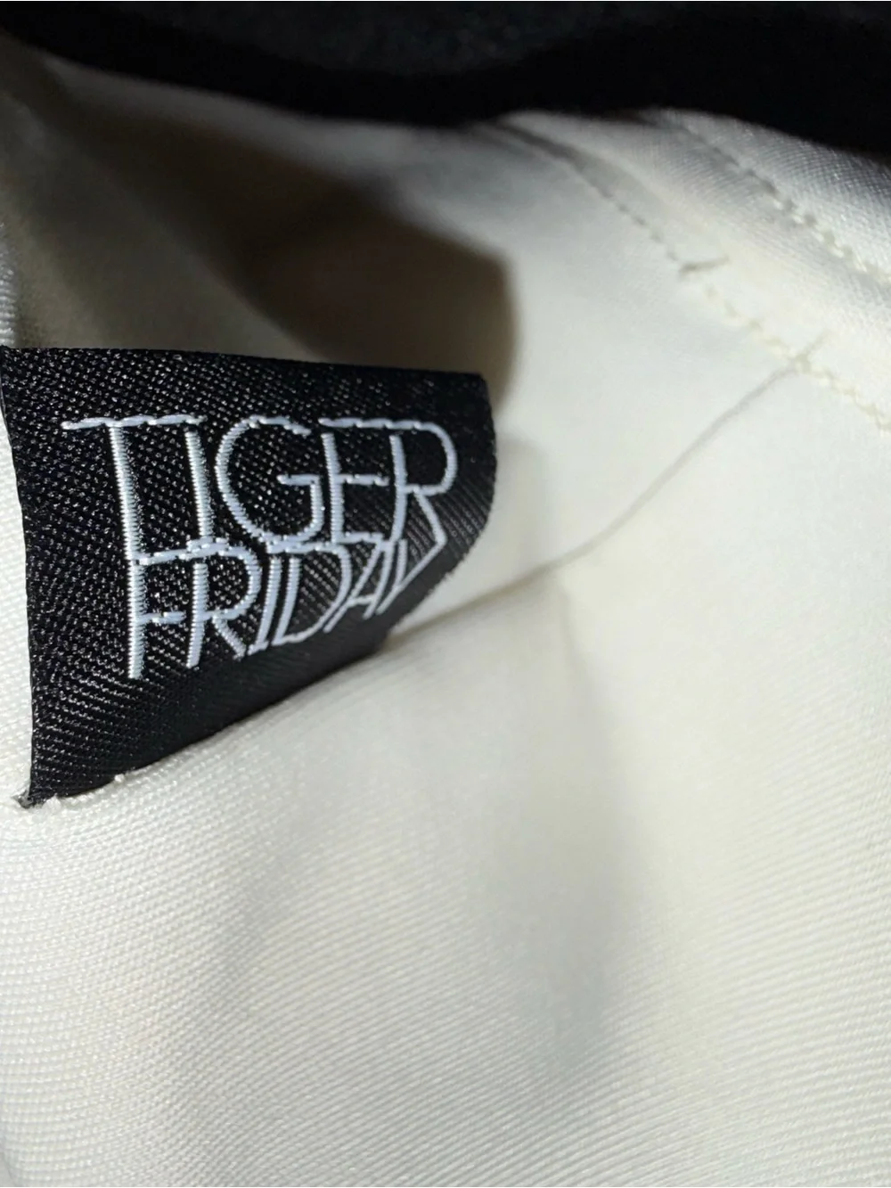 Tiger Friday Dance White Set 2 Piece Size Child X-Large Crop Top w/ Puff Sleeve